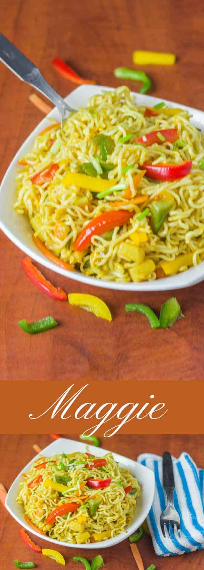 Maggi Noodles in Magic Masala Style - Indian Snacks Recipes