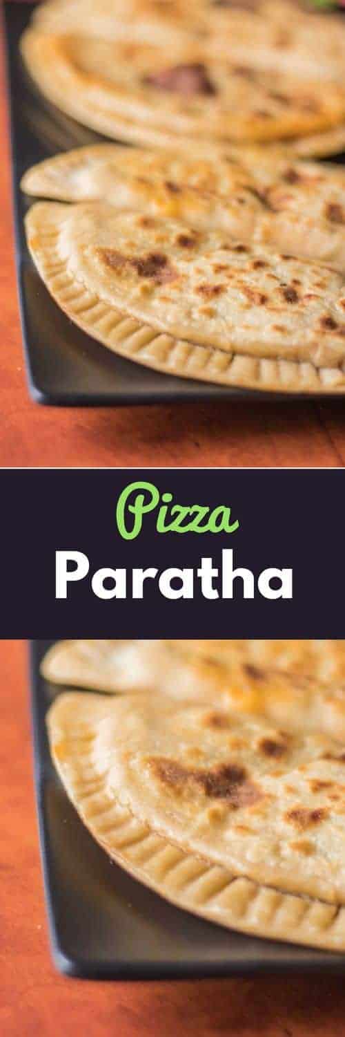 How To Make Pizza Paratha | Pizza Paratha Recipe - Mints Recipes
